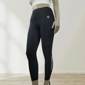 Pedigree eMPWR Women High-Waist Workout Leggings | Dual Pockets | No Front Seam